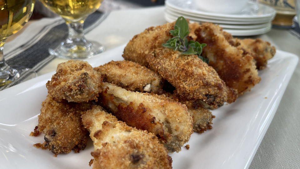 Cheesy Baked Chicken Wings (Alette di Pollo al Formaggio al Forno)